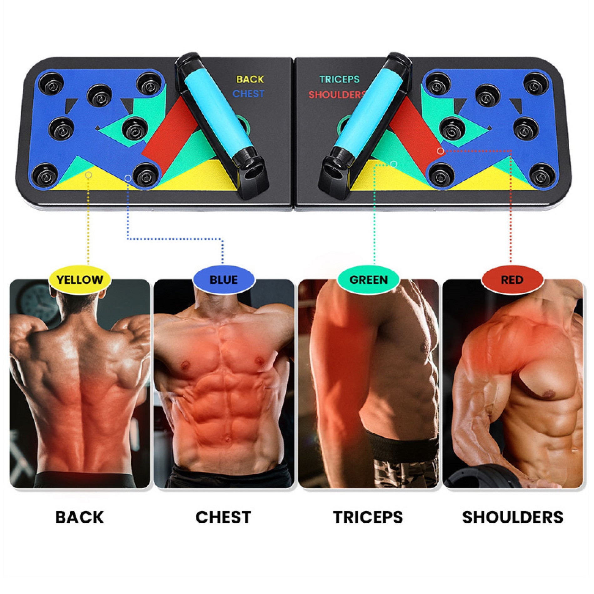 Miniatura 2 de Tabla Push Up Para Flexiones Lagartijas